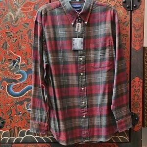 Mens Flannel Long Sleeve Shirt